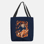 Drawn By The Flames-none basic tote bag-1Wing