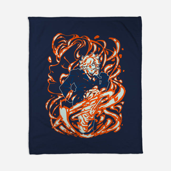 Drawn By The Flames-none fleece blanket-1Wing