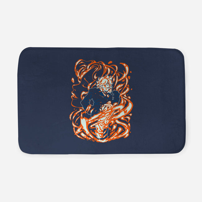 Drawn By The Flames-none memory foam bath mat-1Wing