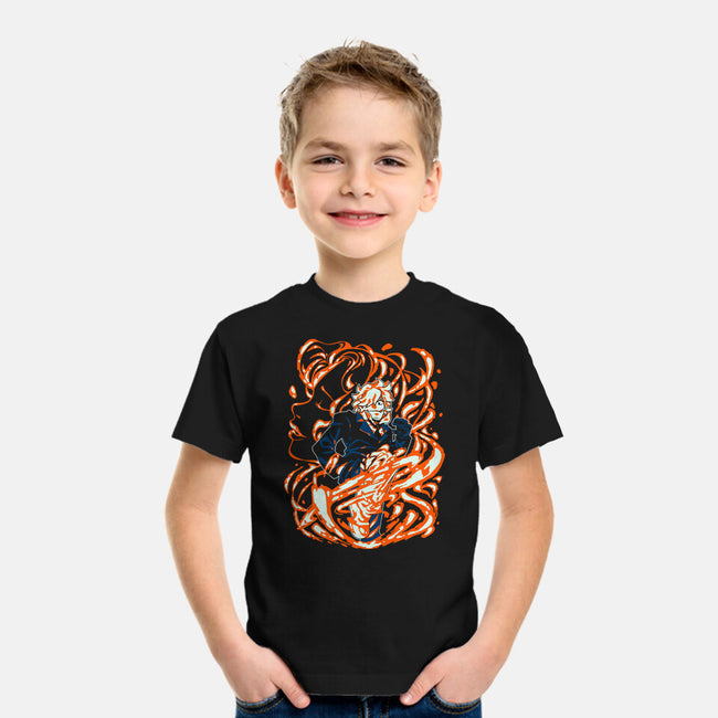 Drawn By The Flames-youth basic tee-1Wing