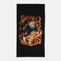 Drawn By The Flames-none beach towel-1Wing