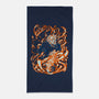 Drawn By The Flames-none beach towel-1Wing