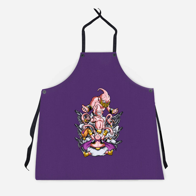 Demon Person Boo-unisex kitchen apron-Owlcreation
