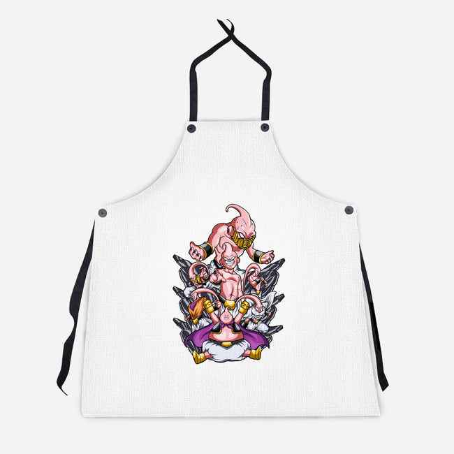 Demon Person Boo-unisex kitchen apron-Owlcreation