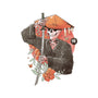 Way Of The Samurai Skull-none removable cover w insert throw pillow-eduely