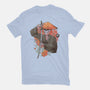 Way Of The Samurai Skull-mens heavyweight tee-eduely