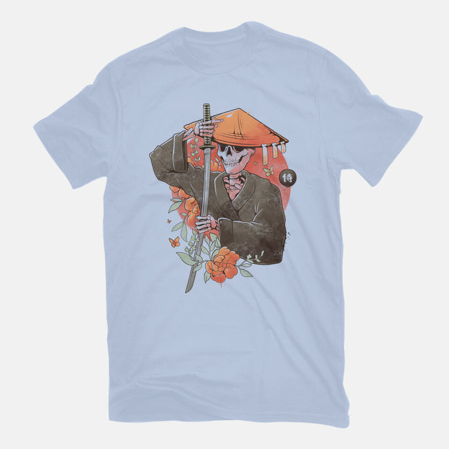 Way Of The Samurai Skull-womens basic tee-eduely