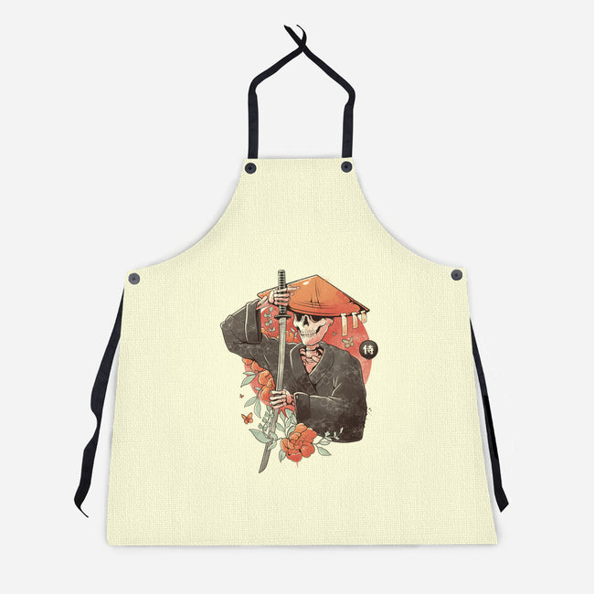 Way Of The Samurai Skull-unisex kitchen apron-eduely