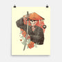 Way Of The Samurai Skull-none matte poster-eduely