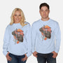 Way Of The Samurai Skull-unisex crew neck sweatshirt-eduely