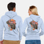 Way Of The Samurai Skull-unisex zip-up sweatshirt-eduely