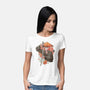 Way Of The Samurai Skull-womens basic tee-eduely
