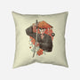 Way Of The Samurai Skull-none removable cover throw pillow-eduely
