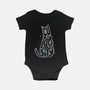 Curiosity Cat-baby basic onesie-tobefonseca