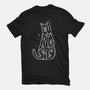 Curiosity Cat-womens fitted tee-tobefonseca