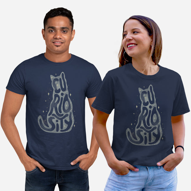 Curiosity Cat-unisex basic tee-tobefonseca