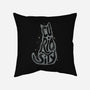 Curiosity Cat-none removable cover w insert throw pillow-tobefonseca