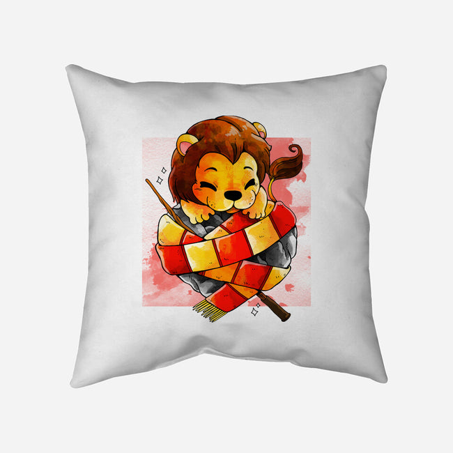 Lion Heart-none removable cover throw pillow-Vallina84