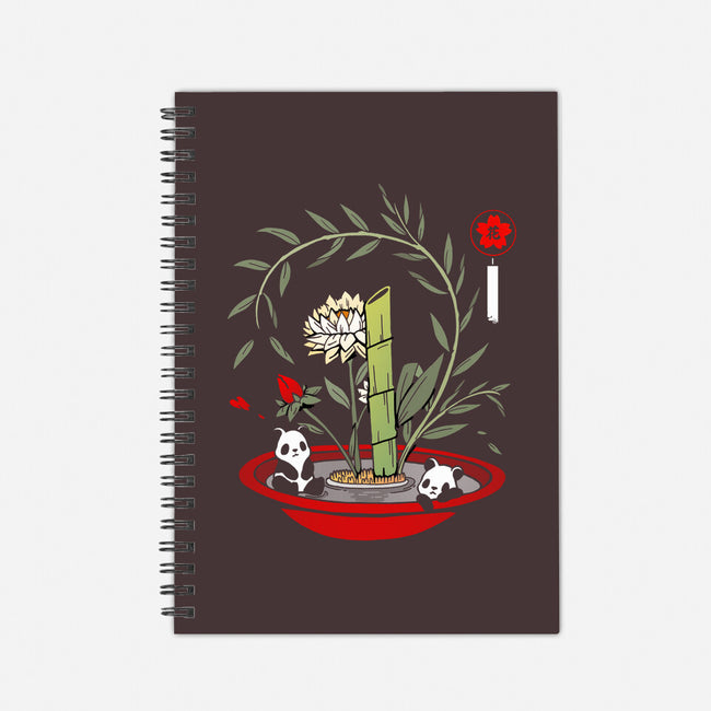 Ikebana Panda-none dot grid notebook-Vallina84