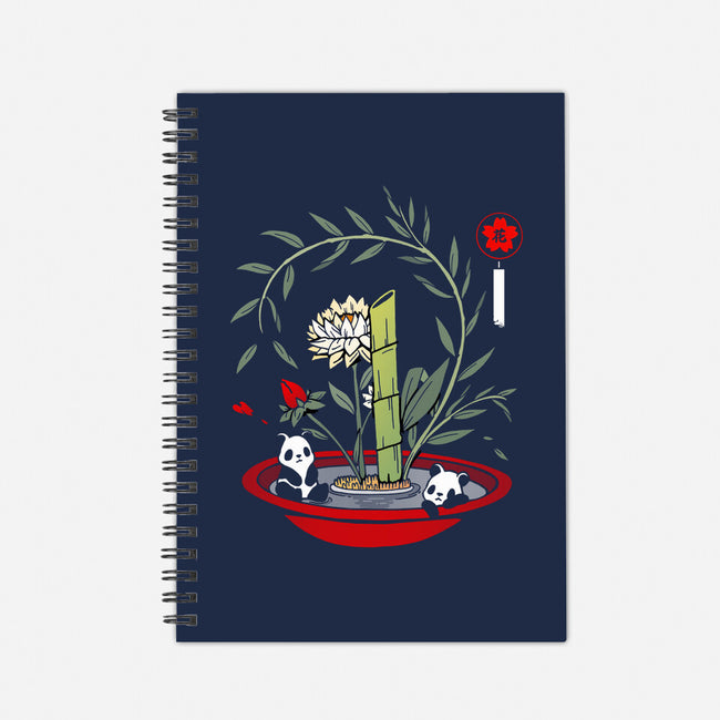 Ikebana Panda-none dot grid notebook-Vallina84