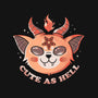 Cute In Hell-none removable cover w insert throw pillow-Eoli Studio