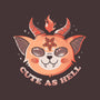 Cute In Hell-none removable cover w insert throw pillow-Eoli Studio