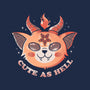 Cute In Hell-none removable cover w insert throw pillow-Eoli Studio
