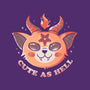 Cute In Hell-none removable cover w insert throw pillow-Eoli Studio