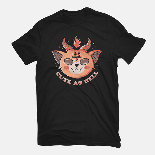 Cute In Hell-womens fitted tee-Eoli Studio