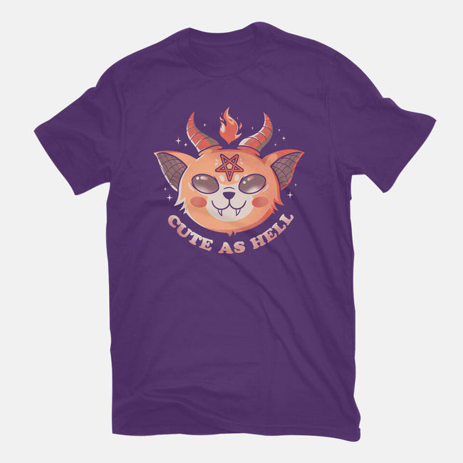 Cute In Hell-womens fitted tee-Eoli Studio