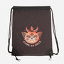 Cute In Hell-none drawstring bag-Eoli Studio