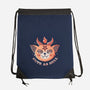 Cute In Hell-none drawstring bag-Eoli Studio