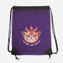Cute In Hell-none drawstring bag-Eoli Studio