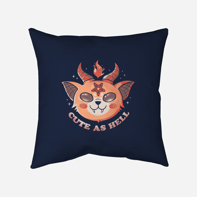 Cute In Hell-none removable cover w insert throw pillow-Eoli Studio