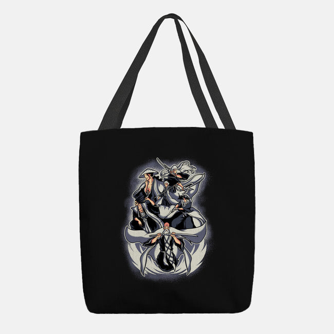 Soul Reapers-none basic tote bag-Owlcreation