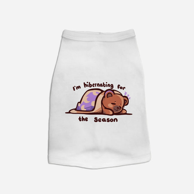 Hibernating For The Season-dog basic pet tank-TechraNova