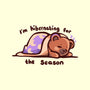 Hibernating For The Season-none adjustable tote bag-TechraNova