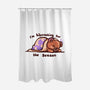 Hibernating For The Season-none polyester shower curtain-TechraNova