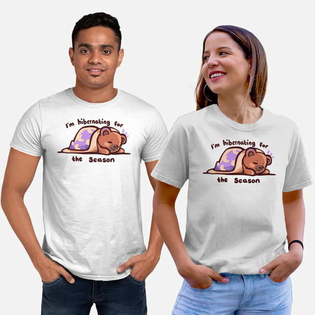 Hibernating For The Season-unisex basic tee-TechraNova