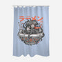 Ramen Yokai Girl-none polyester shower curtain-Bear Noise