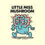 Little Miss Mushroom-none glossy sticker-Aarons Art Room