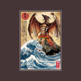 Fire Pteranodon In Japan-none adjustable tote bag-DrMonekers