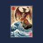 Fire Pteranodon In Japan-none removable cover w insert throw pillow-DrMonekers
