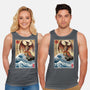 Fire Pteranodon In Japan-unisex basic tank-DrMonekers