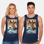 Fire Pteranodon In Japan-unisex basic tank-DrMonekers