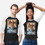 Fire Pteranodon In Japan-unisex baseball tee-DrMonekers