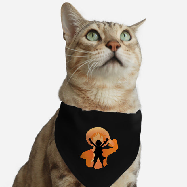 Straw Hat Luffy-cat adjustable pet collar-wpapindo