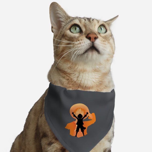 Straw Hat Luffy-cat adjustable pet collar-wpapindo