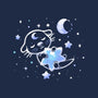 Otter In The Stars-none removable cover w insert throw pillow-TechraNova