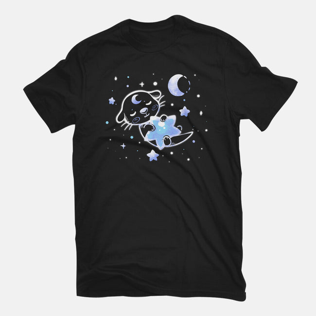 Otter In The Stars-womens basic tee-TechraNova